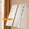 JEDAL Ceiling Track for Curtains Aluminium Curtain Rails Heavy Duty Curtain Double Track 3.3ft-14.5ft Room Divider Curtain Tracks Ceiling Mount (Color : White, Size : 3.9ft) view 4