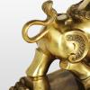 Buddha Statue Chinese Zodiac Animal Bull Ox Year Mascot Lucky Crafts Brass Feng Shui Ornaments Exquisite Workmanship Meaning Hard Work to Get Rich 7.8/10/13 Inch Feng Shui Decoration (Size : M) view 4