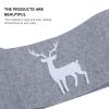 HAKIDZEL Xmas Tree Collar White Pp Snow Cotton Christmas Tree Skirt Artistic Elk Design for Festive Home Decoration for Christmas and Present Sharing view 2