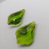 Chandelier Crystal Prisms Pendants 10PCS 38mm K9 Green Maple Leaf Crystal Glass Prisms Pendant Drop Lamp Lighting Chandelier Part Crystals Lighting Lamp Replacement Parts view 3