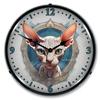 Sphynx Cat LED Lighted Clock view 1