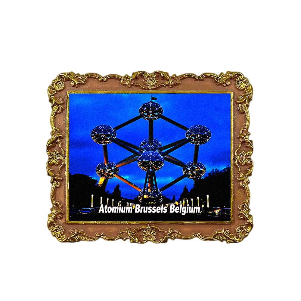 Atomium Brussels Belgium Refrigerator Magnet 3D Travel Souvenir Fridge Decoration Magnetic Sticker Craft Collection