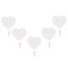 Didiseaon 10pcs Heart Shape Wall Hooks Multi-Functional Key Holders for Home Decor Space-Saving and Elegant Design for Spaces Easy Installation view 1