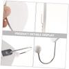 Didiseaon 10pcs Heart Shape Wall Hooks Multi-Functional Key Holders for Home Decor Space-Saving and Elegant Design for Spaces Easy Installation view 4