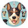 Dog Icon Christmas Tree Skirt with Pom Pom Trim Xmas Tree Skirt for Holiday Party Soft Christmas Decorations Christmas Tree Mat Base Cover for New Yea Decoration view 1