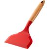 1PCS Silicone Pancakes Spatula,Non-Stick Spatula Wide Mouth Silicone Pizza Shovel Steak Shovel for Kitchen(red) view 1