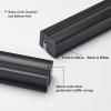 Persilux Custom 100% Blackout Cellular Shades Cordless Room Darkening Blinds for Windows (Black, 41.5"W x 48"H) 1.8" Single Honeycomb Window Shades Thermal Insulated Blinds for Windows, Bedroom, Doors view 4