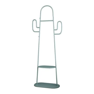 Adjustable Garment Rack Green Cactus Coat Rack Floor Simple Creative Clothing Store Display Rack Room Bedroom Hanging Clothes Coat Rack Standing Hanger (Color : Green)