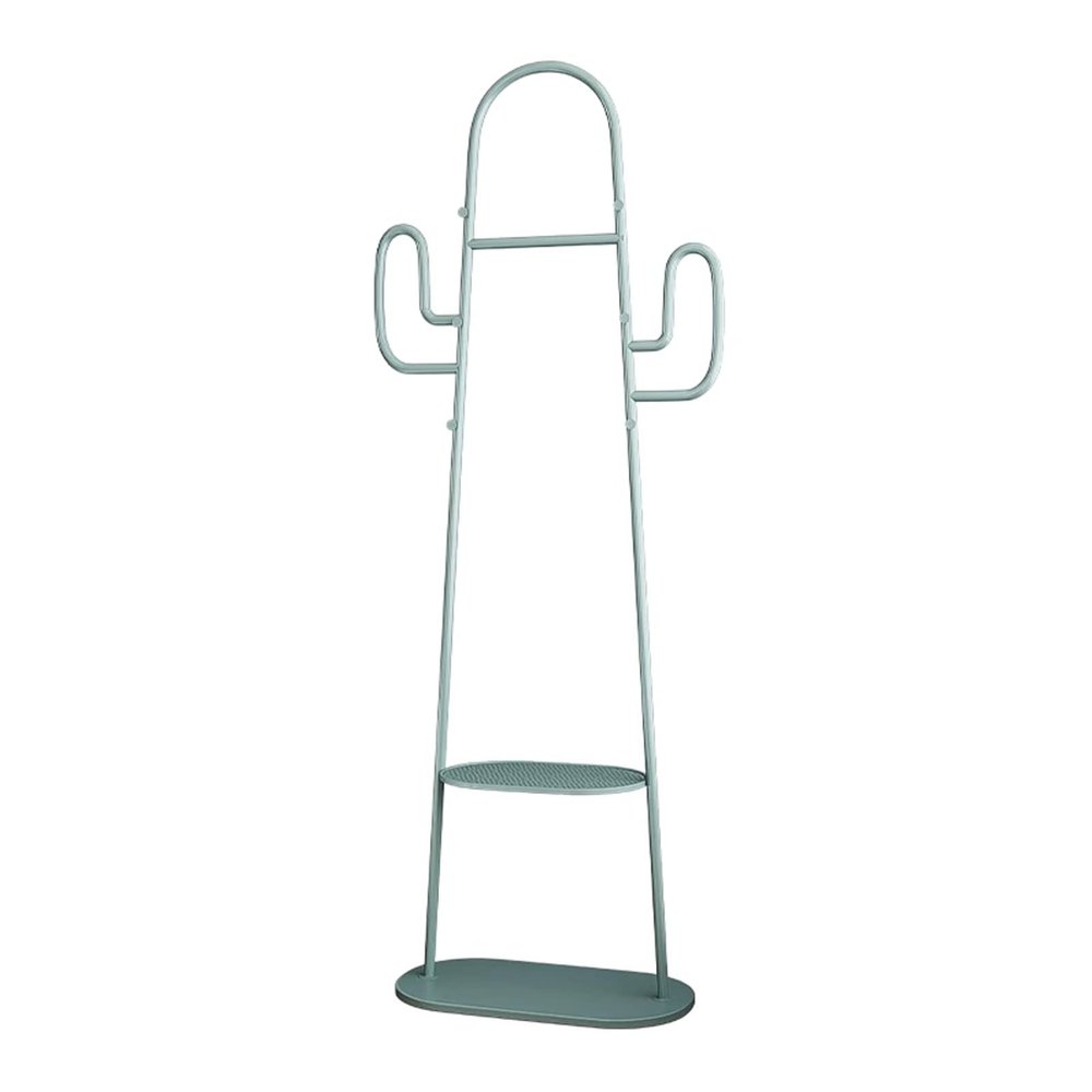 Adjustable Garment Rack Green Cactus Coat Rack Floor Simple Creative Clothing Store Display Rack Room Bedroom Hanging Clothes Coat Rack Standing Hanger (Color : Green)