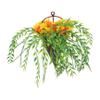 ABOOFAN Front Door Hanging Artificial Flower Basket Simulation Floral Arrangement for Indoor and Outdoor Decor for Living Room Office Wall Decoration view 1