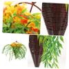 ABOOFAN Front Door Hanging Artificial Flower Basket Simulation Floral Arrangement for Indoor and Outdoor Decor for Living Room Office Wall Decoration view 3