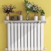 AHDFY White Radiator Shelf,Radiator Shelves,Radiator Floating Shelf,Storage Shelf Vertical Slats,Dustproof Heater Cover,No Drilling Required with Easy to Fit Bracket for Home Office,110cm view 1