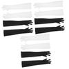 BESPORTBLE 6pairs Uv Blocking Arm Sunscreen Sleeves Elastic Hand Cover for Outdoor Hiking Cycling view 1