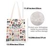JNIAP Line Dance Tote Bag Country Music Line Dancing Gifts Line Dancer Gifts Line Dance Lover Grocery Bags (always Line Dance) view 2