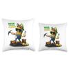 Cryptocurrency Blockchain BTC Bitcoin NFT Fashion Bitcoin Guy Man Pun Mine Your OWN Corns Cryto Throw Pillow, 16x16, Multicolor view 3