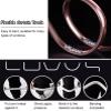 TUJOBA Curtain Track Bendable Flexible Curtain Track Pole Ceiling Mount, Quiet Cuttable Curved Curtain Rod Heavy Duty, Curtain Rail System for Hospital/Living Room (Color : Pink, Size : 2.7m(8.9ft)) view 3