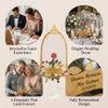 GIFTSHOPBYHELEN Rustic Bell Wooden Wedding Guest Book Alternative Frame - Personalized Wedding Heart Guest Book Drop Box - Customized Quinceaera Guest Book, Beauty Romantic Rose Gift for Daughter view 4