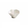TOOSII Pasta Bowl White Porcelain Salad Bowl Kitchen Geometric Bowl Household Dessert Bowl Fruit Salad Bowl Commercial Snack Bowl Bowls for Kitchen view 1