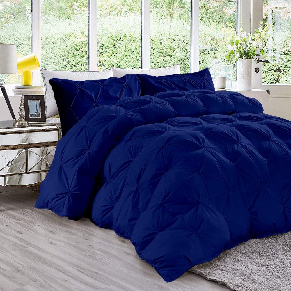 Rich Home 1 Piece California King Comforter Set 1 Pieces Comforter Cal King96 * 104 Size Royal Blue Bedding Sets for All Season
