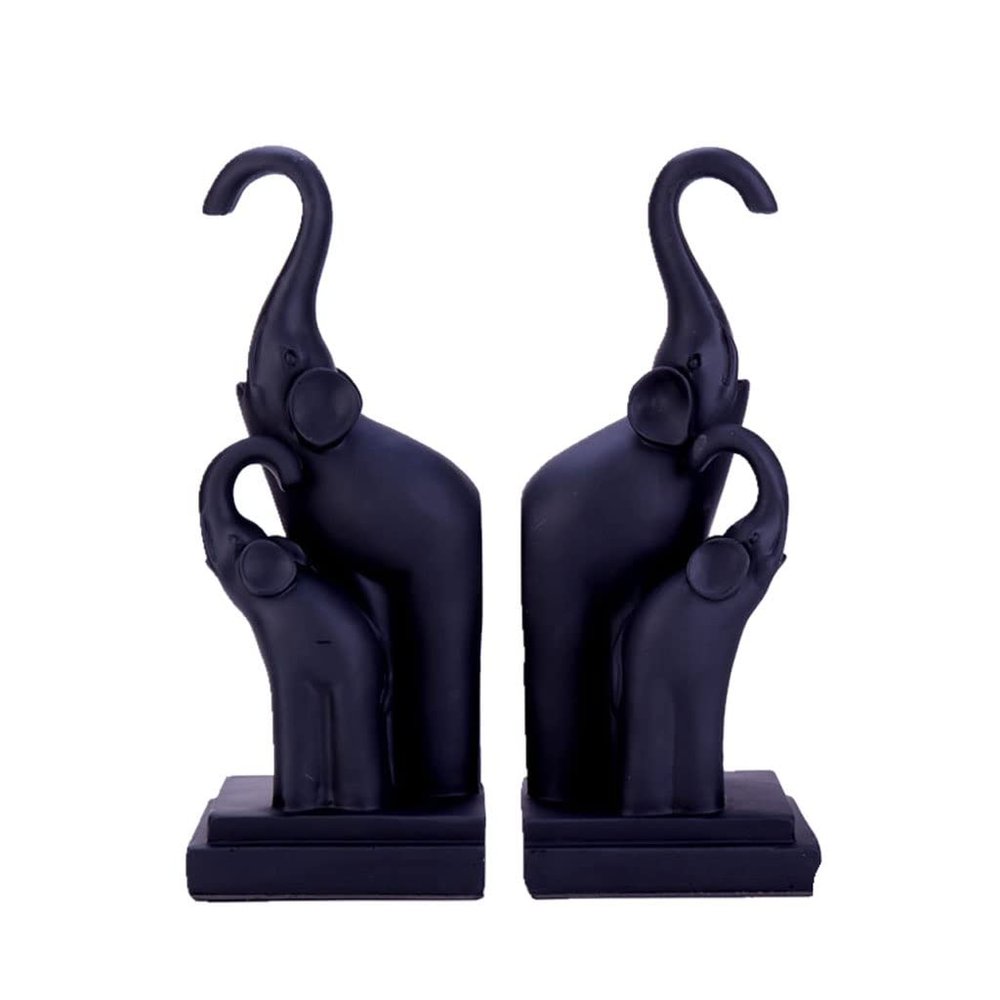 JYARZ Mordern Bookends 2 Pcs/Set Creative Elephant Modeling Bookends Resin Book Ends Animals Bookend Reading Bookend Home Office Supplies Decorative Bookend Supports