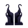 JYARZ Mordern Bookends 2 Pcs/Set Creative Elephant Modeling Bookends Resin Book Ends Animals Bookend Reading Bookend Home Office Supplies Decorative Bookend Supports view 1