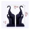 JYARZ Mordern Bookends 2 Pcs/Set Creative Elephant Modeling Bookends Resin Book Ends Animals Bookend Reading Bookend Home Office Supplies Decorative Bookend Supports view 2