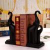 JYARZ Mordern Bookends 2 Pcs/Set Creative Elephant Modeling Bookends Resin Book Ends Animals Bookend Reading Bookend Home Office Supplies Decorative Bookend Supports view 3