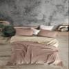 Organic Cotton 4-Layer Muslin Twin XL Size (70 x 95 Inches) Coverlet Bedspread  Lightweight Top Layer, Dual Color, Ultra Soft & Breathable, No Ironing Required, Pre-Washed (Brown & Beige) view 3