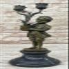 Aldo Vitaleh Collectible Figurine - Young Boy and Tulip Vase Candle Holder Decorative Gift Artwork by Think Bronze view 2