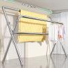 Foldable Clothes Drying Rack X-shaped Drying Rack,Adjustable High Capacity Garment Rack, Clothes Drying Rack Indoor,Stainless Steel Laundry Drying Rack, For Indoor Outdoor And The Balcony,Length Adjus view 2