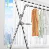 Foldable Clothes Drying Rack X-shaped Drying Rack,Adjustable High Capacity Garment Rack, Clothes Drying Rack Indoor,Stainless Steel Laundry Drying Rack, For Indoor Outdoor And The Balcony,Length Adjus view 3