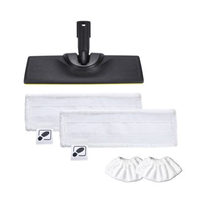 SteFik Vacuum Cleaner Brush Holder Parts. Compatible for KARCHER, SC Series Steam Cleaner Mops Brush Nozzle Head, SC2 SC3 SC4 SC5 Mop Cloth Pad Cover Parts Accessories, (Color : Set1)