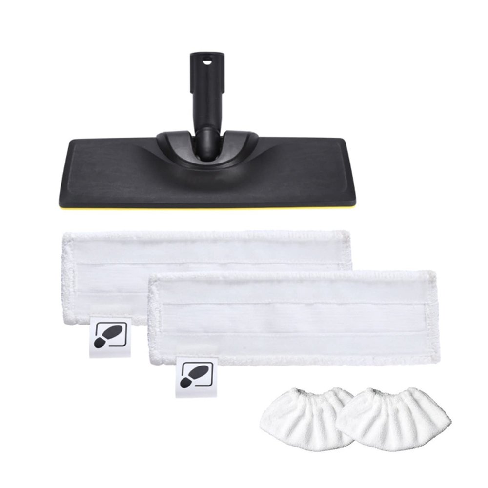 SteFik Vacuum Cleaner Brush Holder Parts. Compatible for KARCHER, SC Series Steam Cleaner Mops Brush Nozzle Head, SC2 SC3 SC4 SC5 Mop Cloth Pad Cover Parts Accessories, (Color : Set1)