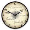 1956 CH-47 Chinook Helicopter Patent LED Lighted Clock view 1