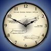 1956 CH-47 Chinook Helicopter Patent LED Lighted Clock view 2