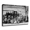 1897 Hatfield Family Photo Canvas Poster Holiday Gift HD Picture Modern Aesthetics Mural Wall Art Decoration (Framed,2030inch) view 1