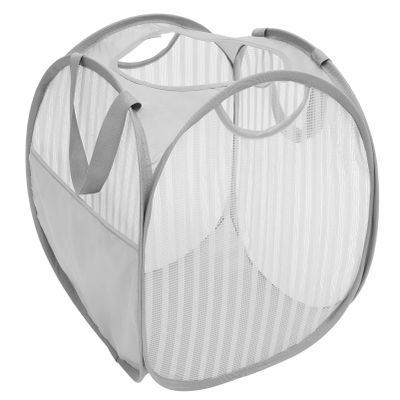 Cabilock Large Laundry Basket Mesh Folding Laundry Hamper Big Storage Basket