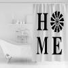 Shower Curtain, Home Sign Windmill Rustic Farmhouse Washable Shower Curtain with Hooks Bath Decor Fabric Shower Curtains for Bathroom, Hotel, Stalls, Bathtubs, 72x84 in view 2