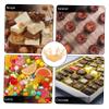 Amosfun 200pcs Chocolate Wrappers Decorative Candy Packaging for Weddings Birthdays and Events for and Caramels Keeps Treats Fresh and Attractive view 4
