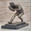 Athletic Bronze Sculpture Rugby Player Made by Lost Wax Method Large Statue Art Dcor Figurine Sale by Classy Bronze view 2