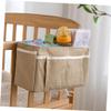 STOBAZA 2pcs Bedside Mesh Bag Hanging Organizing Basket Phone Storage Holder Clothes Organizer Sundries Container view 2