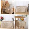 STOBAZA 2pcs Bedside Mesh Bag Hanging Organizing Basket Phone Storage Holder Clothes Organizer Sundries Container view 4