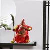 IMIKEYA 1pc Creative Statue Tabletop Decoration Red Figurine for Home Ornament Office Restaurant Decor Housewarming Design view 2