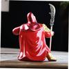 IMIKEYA 1pc Creative Statue Tabletop Decoration Red Figurine for Home Ornament Office Restaurant Decor Housewarming Design view 3
