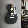 goodtime Guitar Clock, Black & Gold, Modern, Silent Clock, 11 x 15 inches, Acrylic, Oak, Music Theme, Quartz Mechanism, Unique Musical Gift for Men and Women, Wall Mount view 2