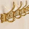 Wall Mounted Coat Rack Zinc Alloy Wall-Mounted Coat Rack Hook Clothes Hook European Style Creative Wall Coat Hook Hanger Gold (5 Hooks) Coat Rack Wall Mounted view 3