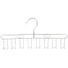Alipis Multiple Hooks Heavy Duty Hanger Stainless Steel Clothes Organizer for Bras Scarves Space-Saving Rotatable for Easy Access view 4