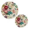 ALAZA Beautiful Flowers with Butterflies Hummingbirds PotHolders Trivets Set Cotton Hot Pot Holders Set Farmhouse Coasters,Hot Pads,Hot Mats for Kitchen Counter Decorative view 1