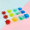 12Pcs Pack Designer Transparent Diya Deepak Special Reusable Diya Colourful Reflection Diya Combo 3D Diya Deepak Reflection Deepak Decorative Diwali Deepak Oil Diye for Decoration view 4