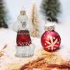 CDL Glass Blown Adorable Poodle Christmas Tree Ornaments (5",Poodle G10) view 3